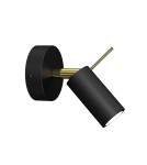 Milagro Kinkiet PRESTON GOLD/BLACK 1x mini GU10 MLP7634 Milagro Kinkiet PRESTON GOLD/BLACK 1x mini GU10 MLP7634