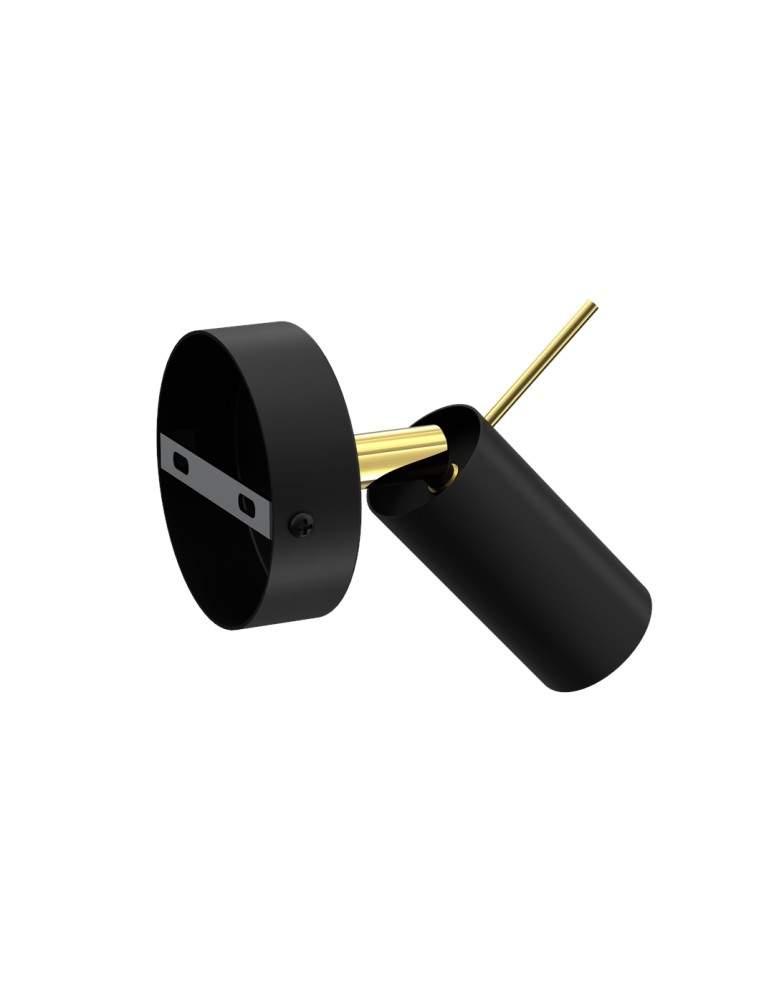 Milagro Kinkiet PRESTON GOLD/BLACK 1x mini GU10 MLP7634 Milagro Kinkiet PRESTON GOLD/BLACK 1x mini GU10 MLP7634