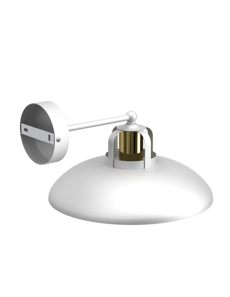 Milagro Kinkiet FELIX WHITE/GOLD 1xE27 MLP7702 Milagro Kinkiet FELIX WHITE/GOLD 1xE27 MLP7702