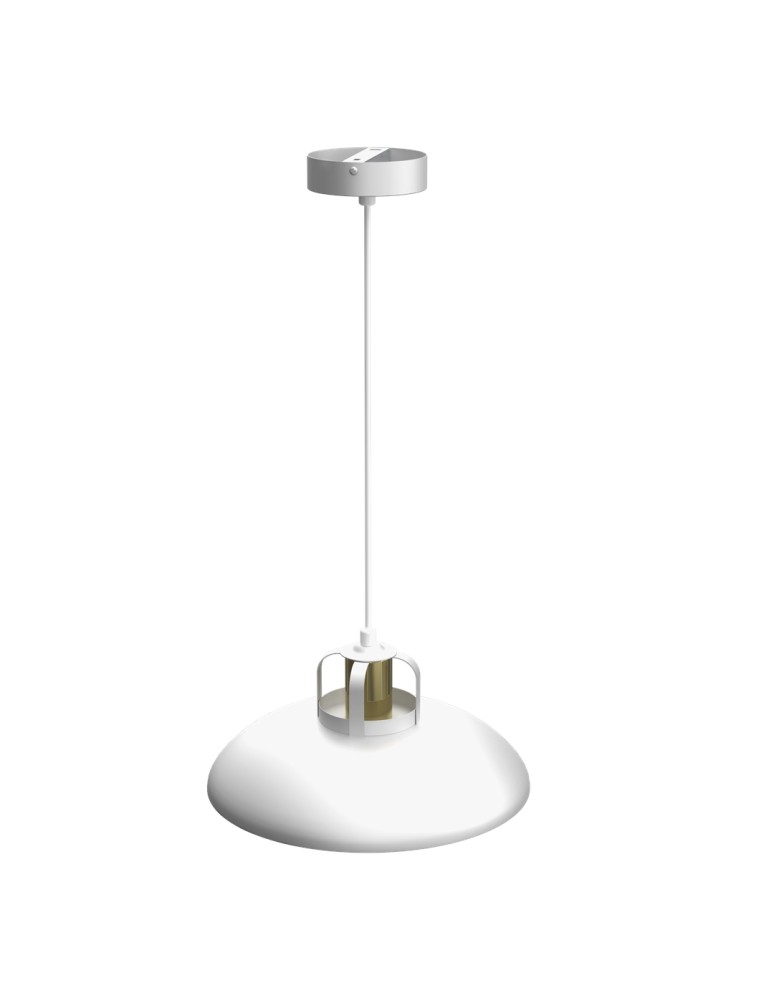 Milagro Lampa wisząca FELIX WHITE/GOLD 1xE27 MLP7704 Milagro Lampa wisząca FELIX WHITE/GOLD 1xE27 MLP7704