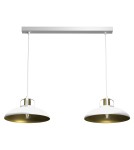 Milagro Lampa wisząca FELIX WHITE/GOLD 2xE27 MLP7705 Milagro Lampa wisząca FELIX WHITE/GOLD 2xE27 MLP7705