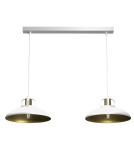 Milagro Lampa wisząca FELIX WHITE/GOLD 2xE27 MLP7705 Milagro Lampa wisząca FELIX WHITE/GOLD 2xE27 MLP7705
