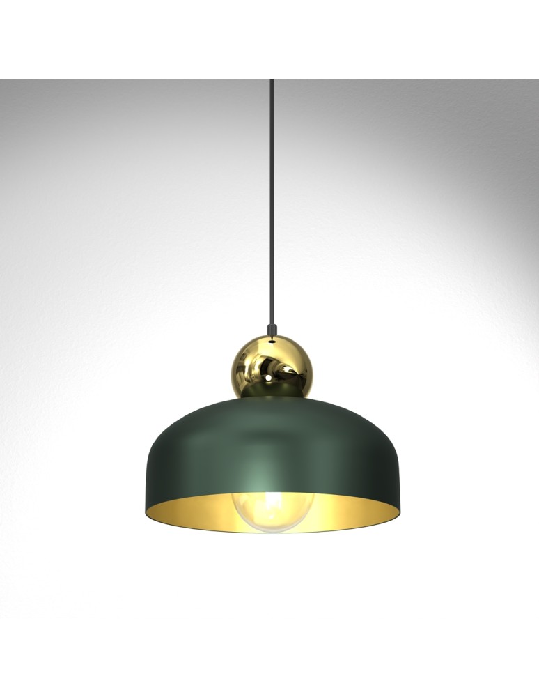 Milagro Lampa Wisząca HARALD GOLD/GREEN 1xE27 MLP7694 Milagro Lampa Wisząca HARALD GOLD/GREEN 1xE27 MLP7694