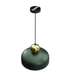 Milagro Lampa Wisząca HARALD GOLD/GREEN 1xE27 MLP7694 Milagro Lampa Wisząca HARALD GOLD/GREEN 1xE27 MLP7694