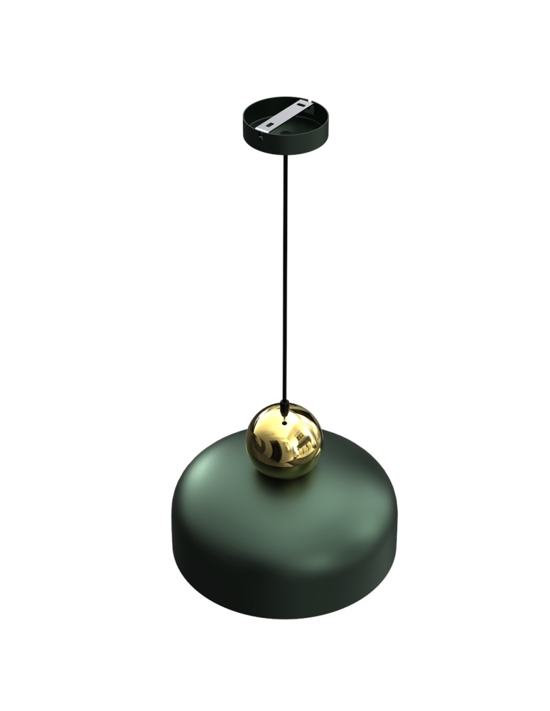Milagro Lampa Wisząca HARALD GOLD/GREEN 1xE27 MLP7694 Milagro Lampa Wisząca HARALD GOLD/GREEN 1xE27 MLP7694