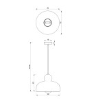 Kategorie produktów - Milagro Lampa Wisząca HARALD GOLD/WHITE 1xE27 MLP7243 - product 4
