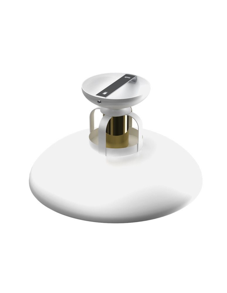 Milagro Lampa sufitowa FELIX WHITE/GOLD 1xE27 MLP7703 Milagro Lampa sufitowa FELIX WHITE/GOLD 1xE27 MLP7703