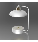 Milagro Lampka biurkowa FELIX WHITE/GOLD 1xE27 MLP7706 Milagro Lampka biurkowa FELIX WHITE/GOLD 1xE27 MLP7706