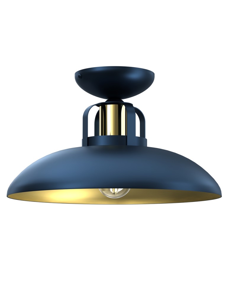 Milagro Lampa sufitowa FELIX NAVY BLUE/GOLD 1xE27 MLP7713 Milagro Lampa sufitowa FELIX NAVY BLUE/GOLD 1xE27 MLP7713