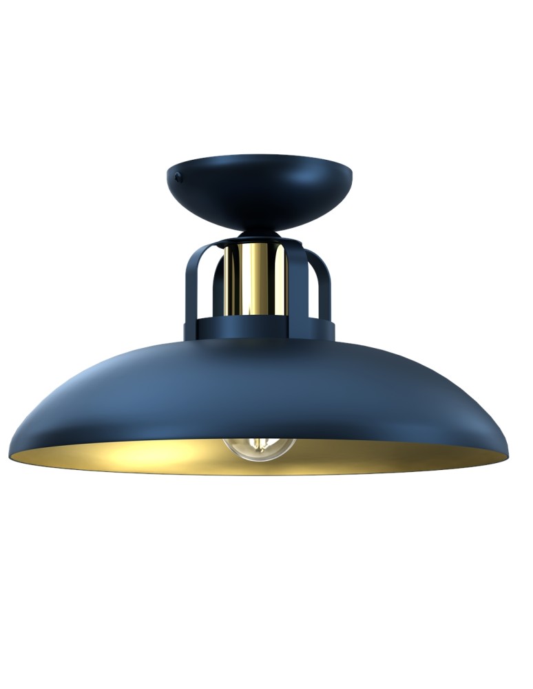 Milagro Lampa sufitowa FELIX NAVY BLUE/GOLD 1xE27 MLP7713 Milagro Lampa sufitowa FELIX NAVY BLUE/GOLD 1xE27 MLP7713