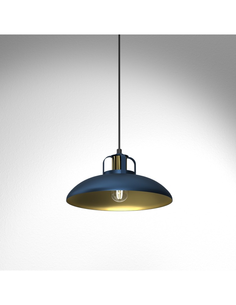 Milagro Lampa wisząca FELIX NAVY BLUE/GOLD 1xE27 MLP7714 Milagro Lampa wisząca FELIX NAVY BLUE/GOLD 1xE27 MLP7714