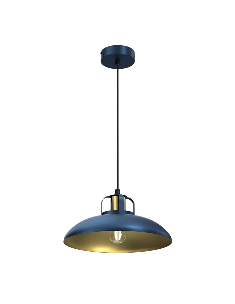 Milagro Lampa wisząca FELIX NAVY BLUE/GOLD 1xE27 MLP7714 Milagro Lampa wisząca FELIX NAVY BLUE/GOLD 1xE27 MLP7714