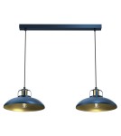 Milagro Lampa wisząca FELIX NAVY BLUE/GOLD 2xE27 MLP7715 Milagro Lampa wisząca FELIX NAVY BLUE/GOLD 2xE27 MLP7715