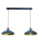 Milagro Lampa wisząca FELIX NAVY BLUE/GOLD 2xE27 MLP7715 Milagro Lampa wisząca FELIX NAVY BLUE/GOLD 2xE27 MLP7715
