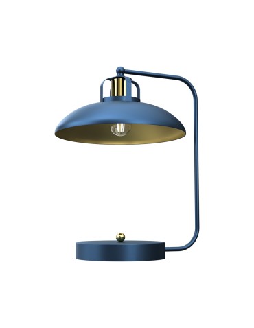 Milagro Lampka biurkowa FELIX NAVY BLUE/GOLD 1xE27 MLP7716