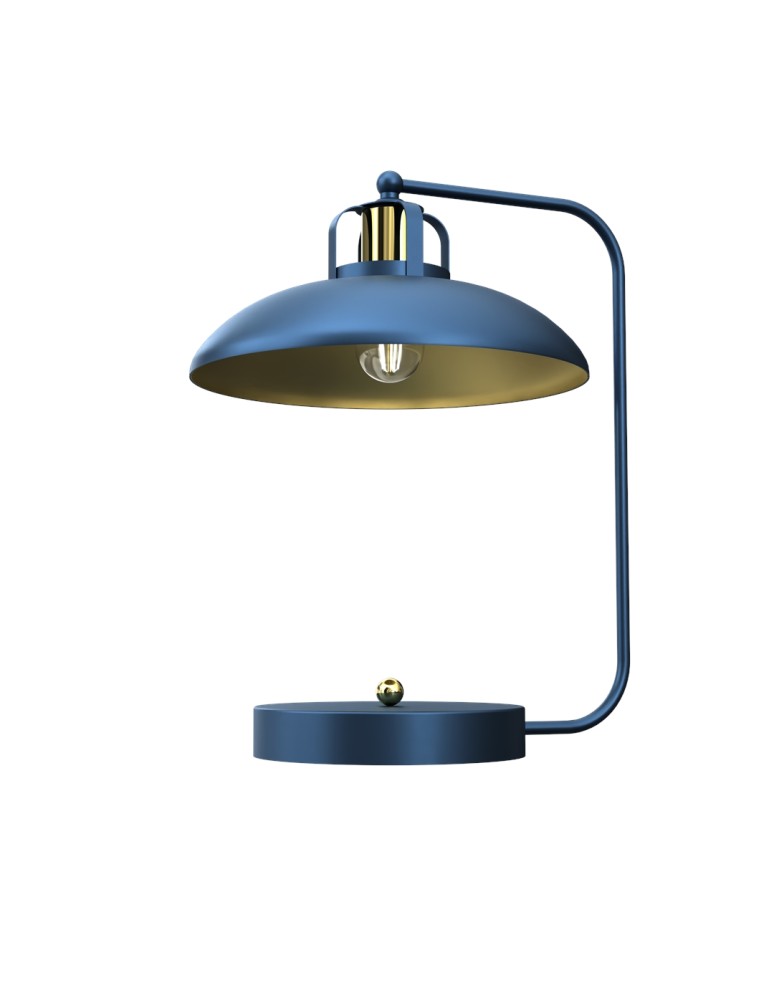 Milagro Lampka biurkowa FELIX NAVY BLUE/GOLD 1xE27 MLP7716 Milagro Lampka biurkowa FELIX NAVY BLUE/GOLD 1xE27 MLP7716