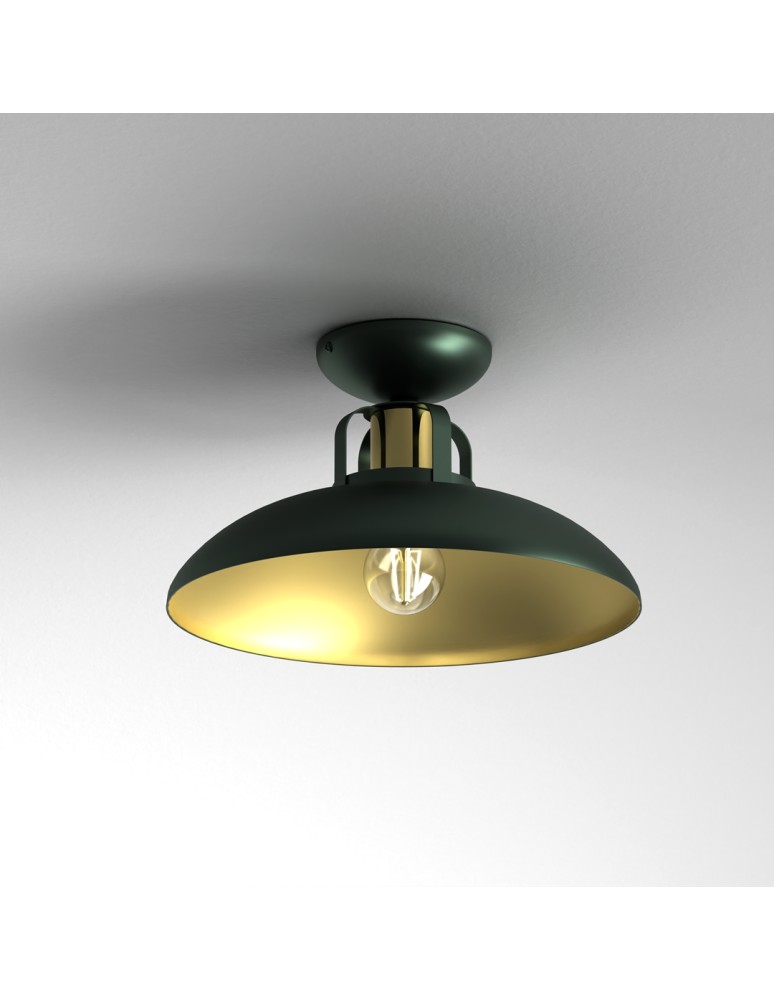 Milagro Lampa sufitowa FELIX GREEN/GOLD 1xE27 MLP7708 Milagro Lampa sufitowa FELIX GREEN/GOLD 1xE27 MLP7708