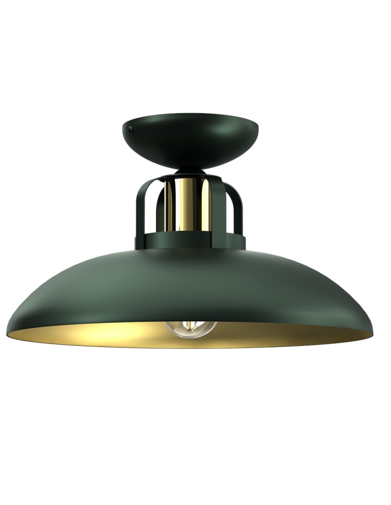 Milagro Lampa sufitowa FELIX GREEN/GOLD 1xE27 MLP7708 Milagro Lampa sufitowa FELIX GREEN/GOLD 1xE27 MLP7708