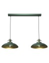 Milagro Lampa wisząca FELIX GREEN/GOLD 2xE27 MLP7710