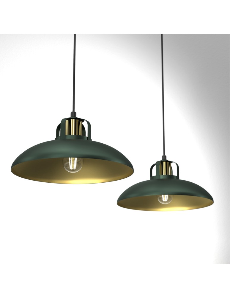 Milagro Lampa wisząca FELIX GREEN/GOLD 2xE27 MLP7710 Milagro Lampa wisząca FELIX GREEN/GOLD 2xE27 MLP7710