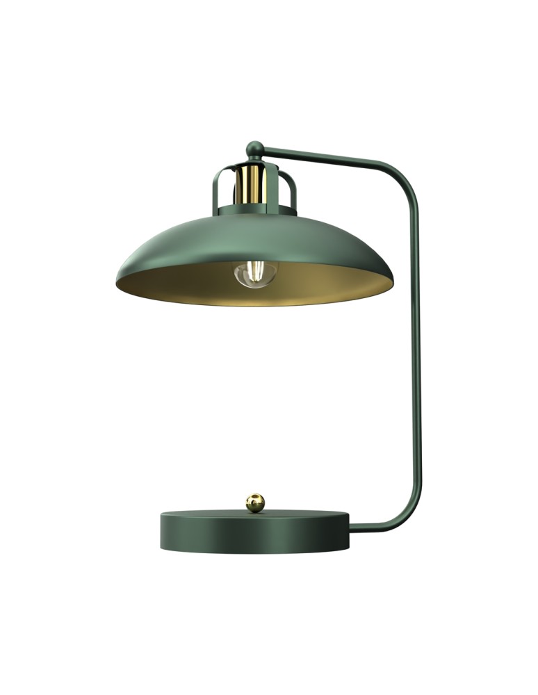 Milagro Lampka biurkowa FELIX GREEN/GOLD 1xE27 MLP7711 Milagro Lampka biurkowa FELIX GREEN/GOLD 1xE27 MLP7711