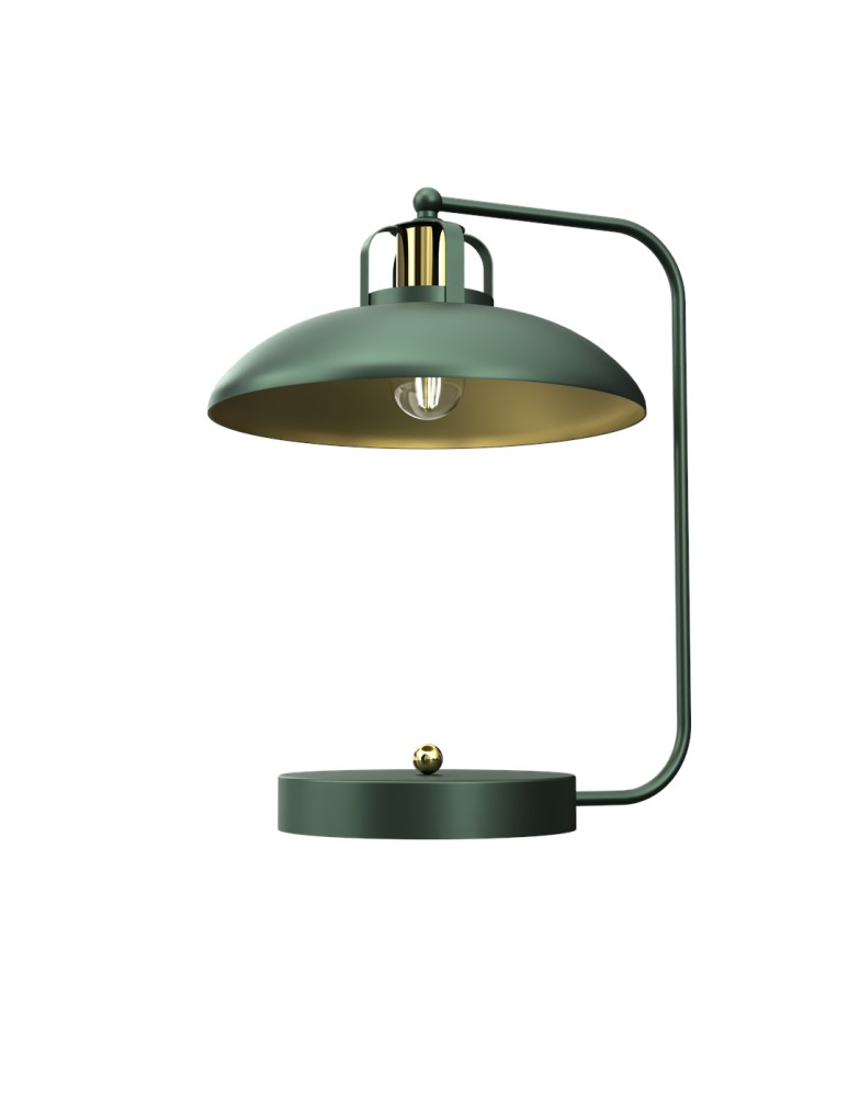 Milagro Lampka biurkowa FELIX GREEN/GOLD 1xE27 MLP7711 Milagro Lampka biurkowa FELIX GREEN/GOLD 1xE27 MLP7711