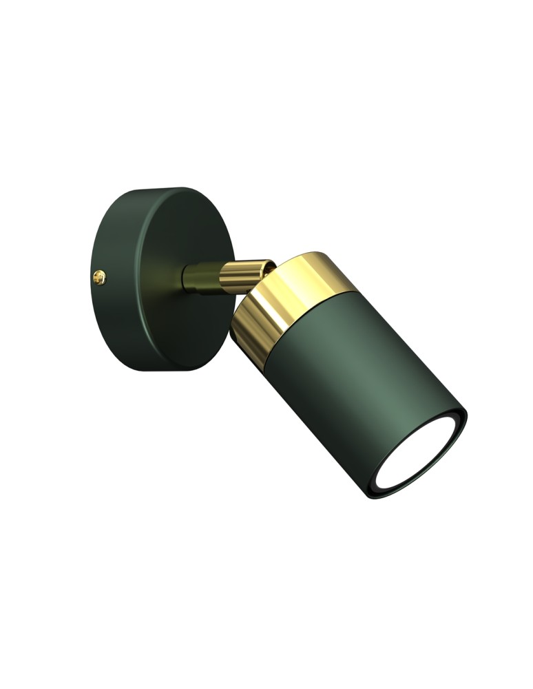 Milagro Kinkiet JOKER GREEN/GOLD 1xGU10 MLP7717