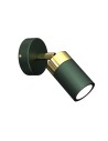 Milagro Kinkiet JOKER GREEN/GOLD 1xGU10 MLP7717