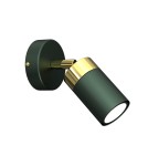 Kinkiety regulowane - Milagro Kinkiet JOKER GREEN/GOLD 1xGU10 MLP7717 - product 6