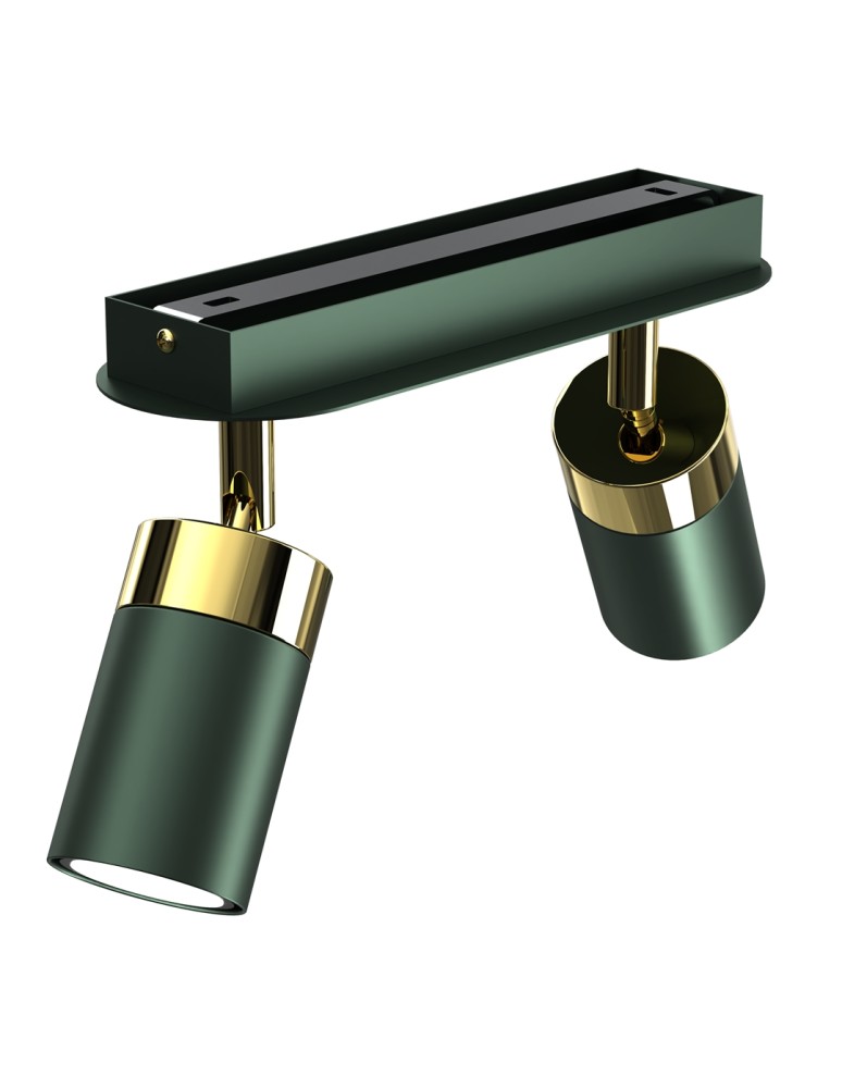 Milagro Lampa sufitowa JOKER GREEN/GOLD 2xGU10 MLP7718 Milagro Lampa sufitowa JOKER GREEN/GOLD 2xGU10 MLP7718