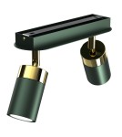 Milagro Lampa sufitowa JOKER GREEN/GOLD 2xGU10 MLP7718 Milagro Lampa sufitowa JOKER GREEN/GOLD 2xGU10 MLP7718