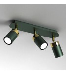 Milagro Lampa sufitowa JOKER GREEN/GOLD 3xGU10 MLP7719 Milagro Lampa sufitowa JOKER GREEN/GOLD 3xGU10 MLP7719