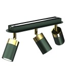 Milagro Lampa sufitowa JOKER GREEN/GOLD 3xGU10 MLP7719 Milagro Lampa sufitowa JOKER GREEN/GOLD 3xGU10 MLP7719