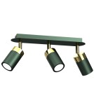 Milagro Lampa sufitowa JOKER GREEN/GOLD 3xGU10 MLP7719 Milagro Lampa sufitowa JOKER GREEN/GOLD 3xGU10 MLP7719