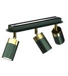 Milagro Lampa sufitowa JOKER GREEN/GOLD 3xGU10 MLP7719 Milagro Lampa sufitowa JOKER GREEN/GOLD 3xGU10 MLP7719