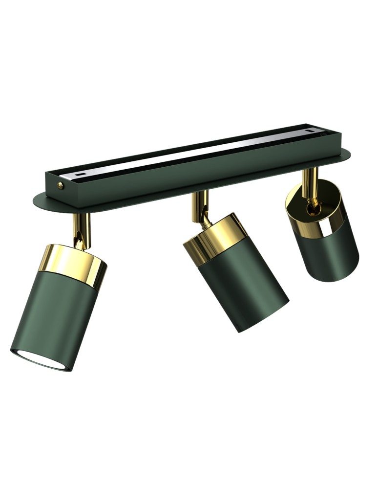 Milagro Lampa sufitowa JOKER GREEN/GOLD 3xGU10 MLP7719 Milagro Lampa sufitowa JOKER GREEN/GOLD 3xGU10 MLP7719