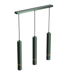 Milagro Lampa wisząca JOKER GREEN/GOLD 3xGU10 MLP7721 Milagro Lampa wisząca JOKER GREEN/GOLD 3xGU10 MLP7721