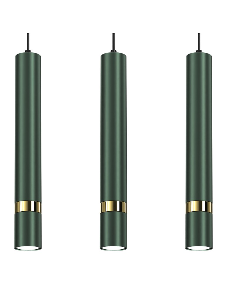 Milagro Lampa wisząca JOKER GREEN/GOLD 3xGU10 MLP7721 Milagro Lampa wisząca JOKER GREEN/GOLD 3xGU10 MLP7721