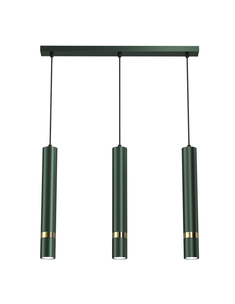 Milagro Lampa wisząca JOKER GREEN/GOLD 3xGU10 MLP7721 Milagro Lampa wisząca JOKER GREEN/GOLD 3xGU10 MLP7721