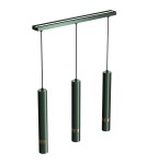 Milagro Lampa wisząca JOKER GREEN/GOLD 3xGU10 MLP7721 Milagro Lampa wisząca JOKER GREEN/GOLD 3xGU10 MLP7721