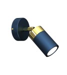 Milagro Kinkiet JOKER NAVY BLUE/GOLD 1xGU10 MLP7722 Milagro Kinkiet JOKER NAVY BLUE/GOLD 1xGU10 MLP7722