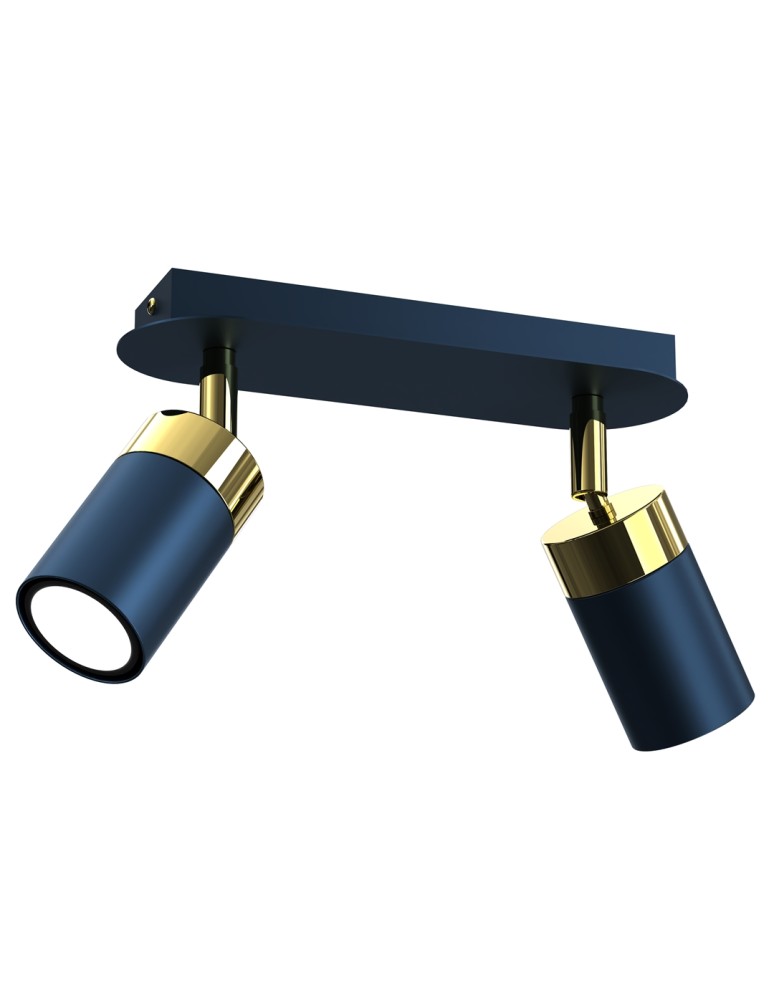 Milagro Lampa sufitowa JOKER NAVY BLUE/GOLD 2xGU10 MLP7723 Milagro Lampa sufitowa JOKER NAVY BLUE/GOLD 2xGU10 MLP7723