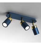 Milagro Lampa sufitowa JOKER NAVY BLUE/GOLD 3xGU10 MLP7724 Milagro Lampa sufitowa JOKER NAVY BLUE/GOLD 3xGU10 MLP7724