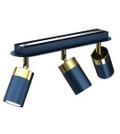 Milagro Lampa sufitowa JOKER NAVY BLUE/GOLD 3xGU10 MLP7724 Milagro Lampa sufitowa JOKER NAVY BLUE/GOLD 3xGU10 MLP7724