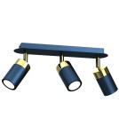 Milagro Lampa sufitowa JOKER NAVY BLUE/GOLD 3xGU10 MLP7724 Milagro Lampa sufitowa JOKER NAVY BLUE/GOLD 3xGU10 MLP7724