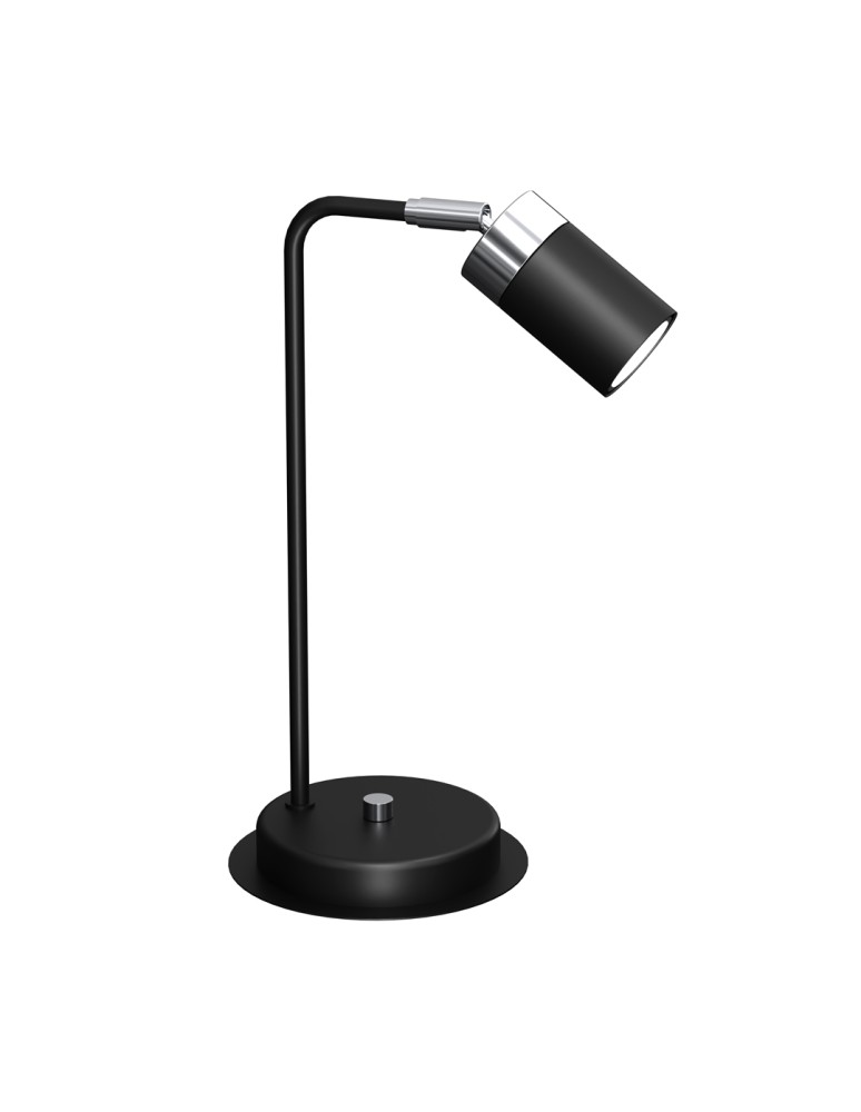 Milagro Lampka nocna JOKER BLACK/CHROME 1xGU10 MLP7749 Milagro Lampka nocna JOKER BLACK/CHROME 1xGU10 MLP7749