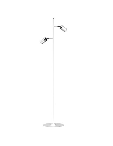 Milagro Lampa podłogowa JOKER WHITE/CHROME 1xGU10 MLP7752