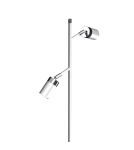 Milagro Lampa podłogowa JOKER WHITE/CHROME 1xGU10 MLP7752 Milagro Lampa podłogowa JOKER WHITE/CHROME 1xGU10 MLP7752