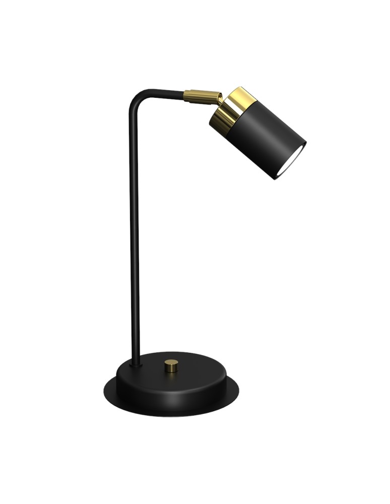 Milagro Lampka nocna JOKER BLACK/GOLD 1xGU10 MLP7534 Milagro Lampka nocna JOKER BLACK/GOLD 1xGU10 MLP7534