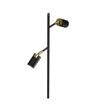 Milagro Lampa podłogowa JOKER BLACK/GOLD 1xGU10 MLP7535 Milagro Lampa podłogowa JOKER BLACK/GOLD 1xGU10 MLP7535